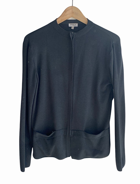Akris Punto Wool Zip Cardigan