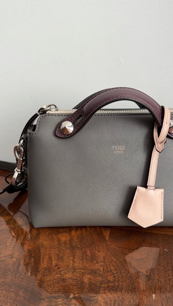 Fendi By The Way Mini Grey Tricolour Crossbody Bag – I MISS YOU