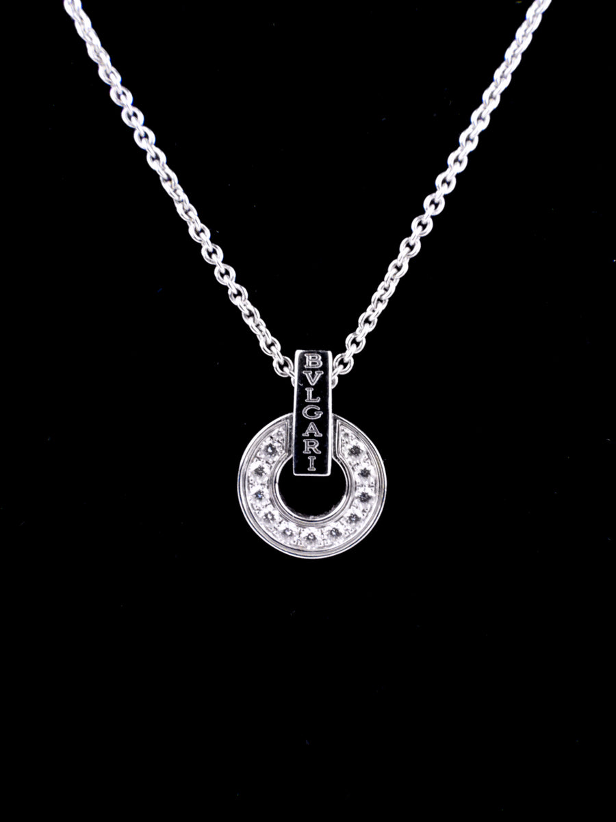 Bulgari 18k White Gold and Diamond Bvlgari Bvlgari Necklace