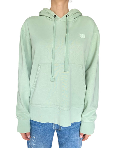 Acne Studios Mint Green Logo Hoodie - M