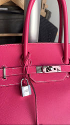 Hermes Birkin Bag 35 Rose Tyrien Candy Hot Pink Epsom PHW