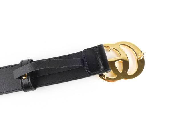 Gucci Distressed Leather GG Marmont Belt - Size 32 / 80 (SHF-21583)