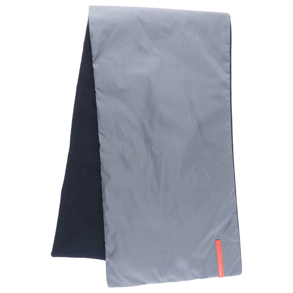 Prada Sport Grey and Black Padded Nylon Scarf – I MISS YOU VINTAGE