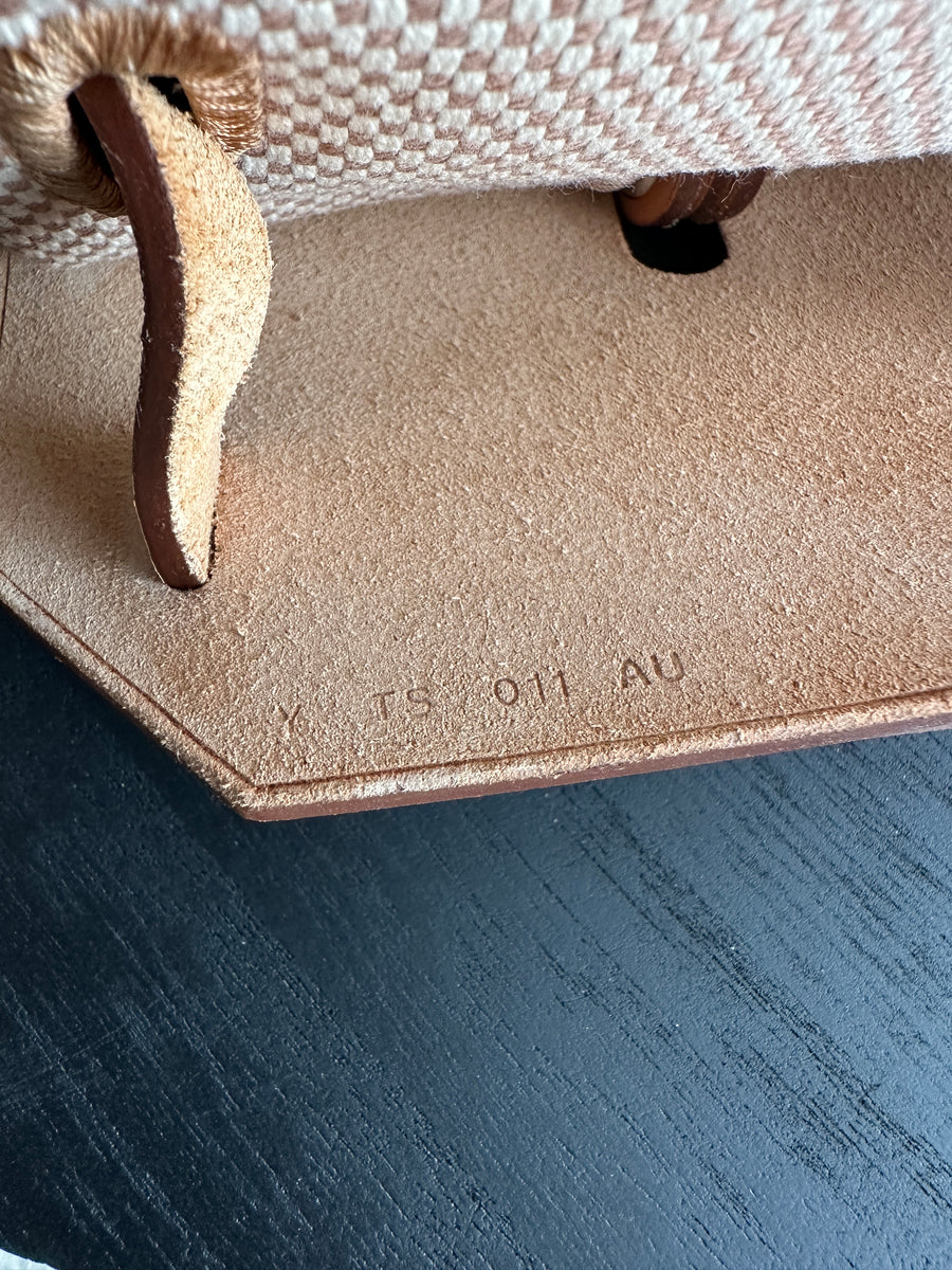 Hermes Herbag Zip 31 Retourne Toile Criss Viking and Vache Hunter