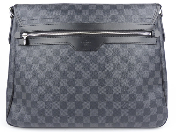 Louis Vuitton Gray Damier Graphite Coated Canvas Thomas Bag Silver