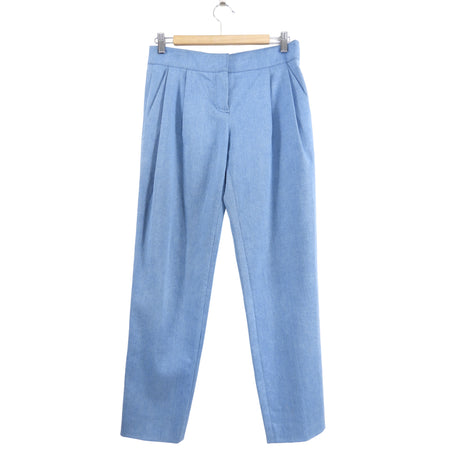 Balmain Blue Slim Light Denim Trousers - FR36