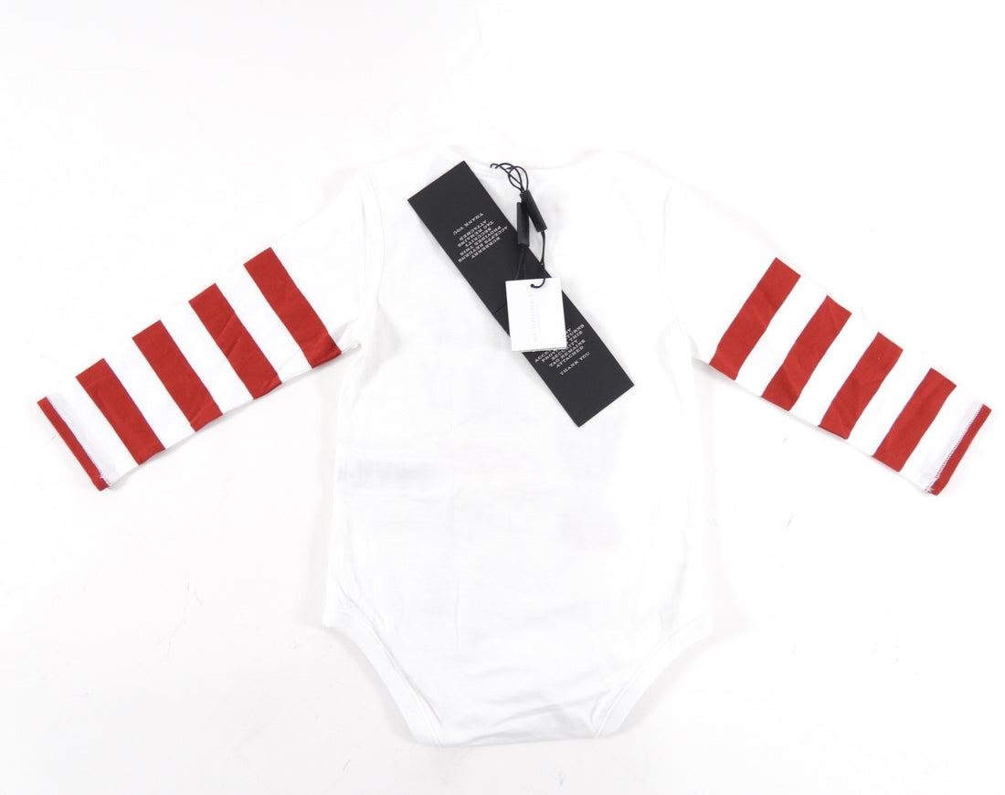 Burberry Baby Picadilly Circus Stripe Diaper Shirt - 12M