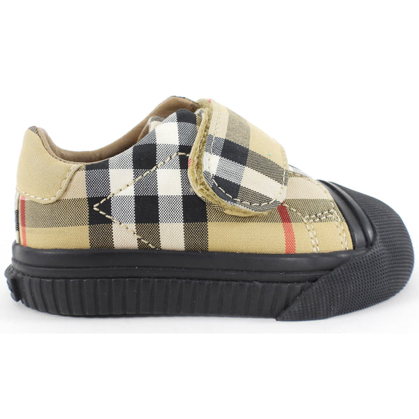 BURBERRY INFANT BABY 17 NOVA CHECK PLAID SHOES factory