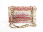 Chanel Fabric Stripe Coco Sailor Medium Classic Double Flap Bag