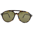 Givenchy Brown Faux Tortoise Aviator Sunglasses GV7076S