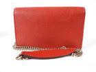 Gucci Soho Wallet on Chain GG Logo Red Bag