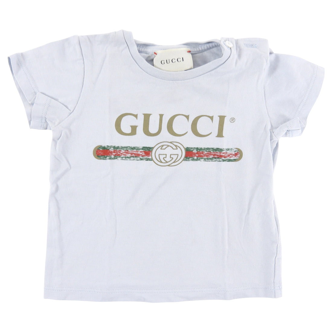 Gucci Baby Grey Logo Infant T Shirt - 9/12