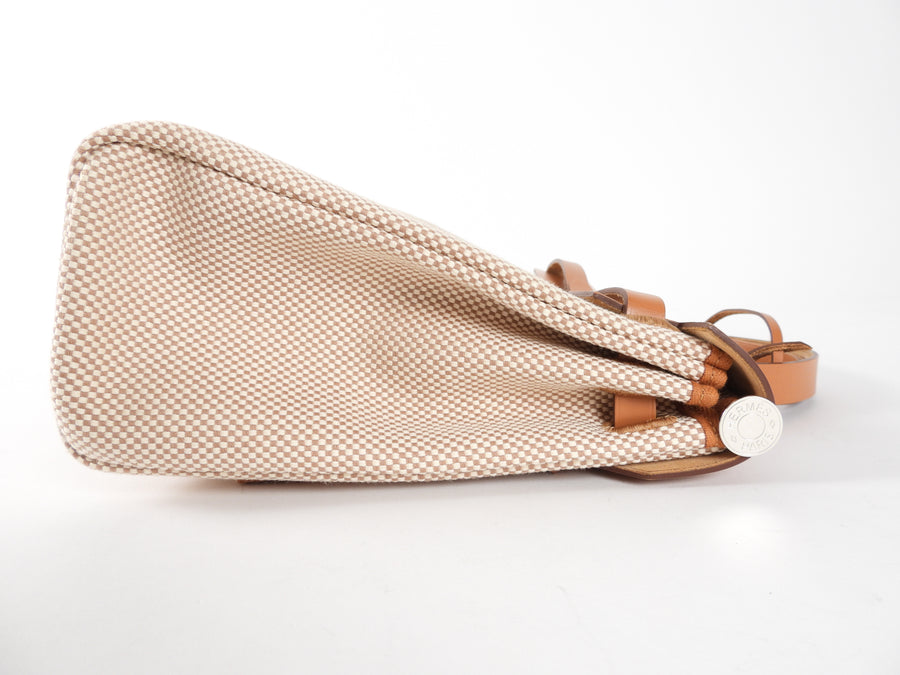 Hermes Herbag Zip 31 Retourne Toile Criss Viking and Vache Hunter