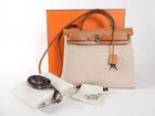 Hermes Herbag Zip 31 Retourne Toile Criss Viking and Vache Hunter