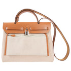 Hermes Herbag Zip 31 Retourne Toile Criss Viking and Vache Hunter