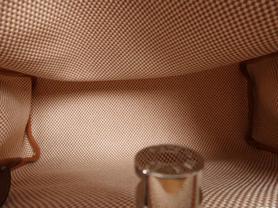 Hermes Herbag Zip 31 Retourne Toile Criss Viking and Vache Hunter