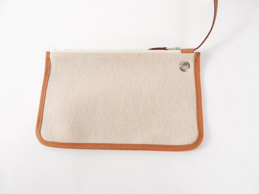 Hermes Herbag Zip 31 Retourne Toile Criss Viking and Vache Hunter