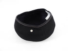 Hermes Black Felt Saint Honore Beret Hat - 59