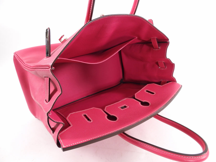 Hermes Birkin Bag 35 Rose Tyrien Candy Hot Pink Epsom PHW