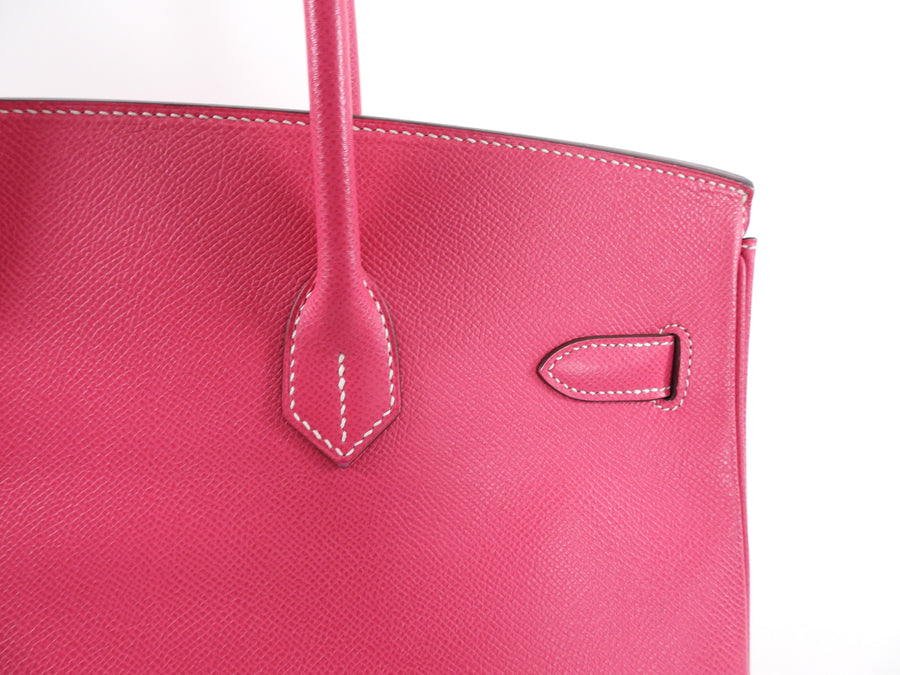 Hermes Birkin Bag 35 Rose Tyrien Candy Hot Pink Epsom PHW