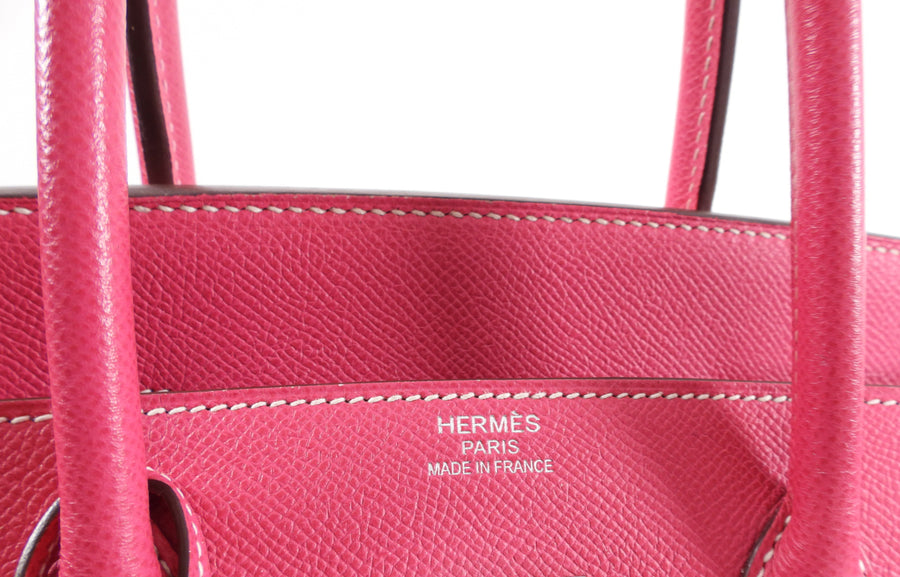 Hermes Birkin Bag 35 Rose Tyrien Candy Hot Pink Epsom PHW