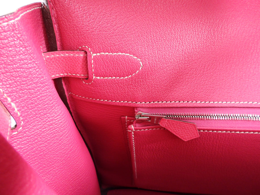Hermes Birkin Bag 35 Rose Tyrien Candy Hot Pink Epsom PHW