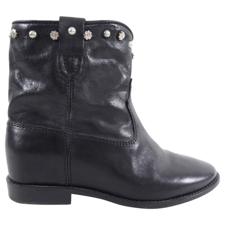 Isabel Marant Black Stud Ankle Boots - FR38.5 / USA 8