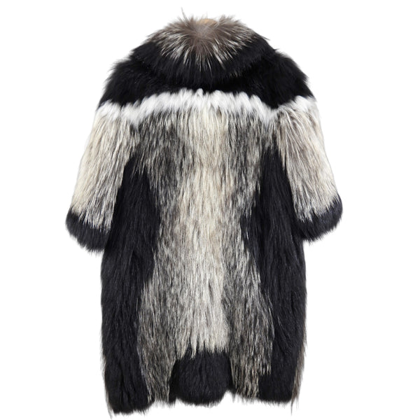 J Mendel Multi Knit Fox Fur Jacket - S – I MISS YOU VINTAGE
