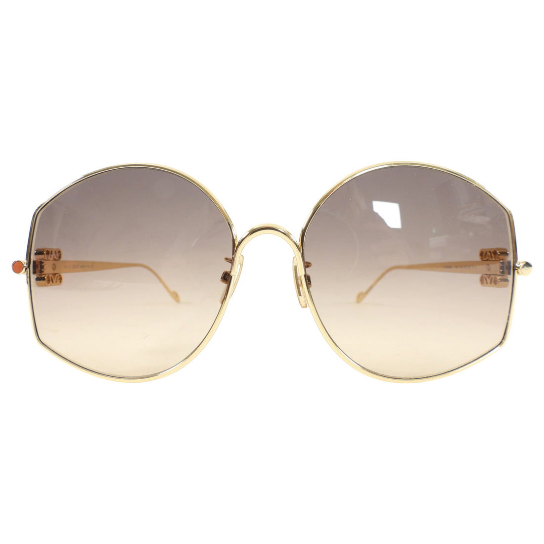 Loewe Godltone Oversized Gradient Anagram Sunglasses
