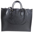 Louis Vuitton On the Go GM Black Empreinte Leather Tote Bag