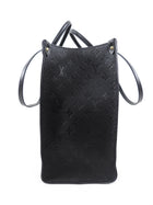 Louis Vuitton On the Go GM Black Empreinte Leather Tote Bag