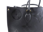 Louis Vuitton On the Go GM Black Empreinte Leather Tote Bag