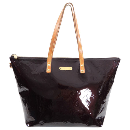 Louis Vuitton Amarante Monogram Vernis Belleview GM Tote Bag