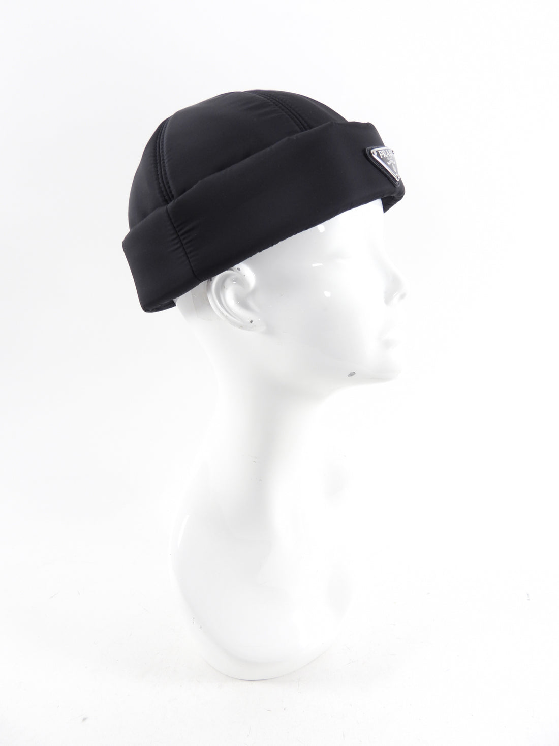 Prada Padded Re-Nylon Beanie Hat - M