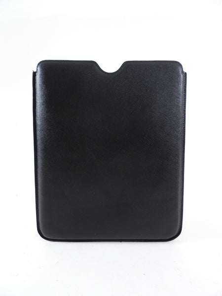 Prada Black Saffiano Leather Ipad Case – I MISS YOU VINTAGE