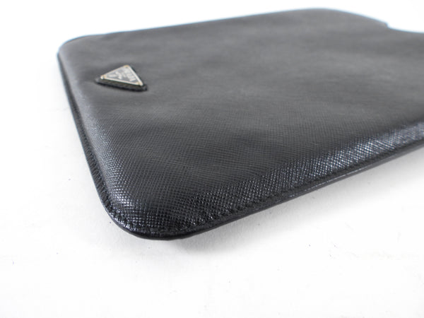 Prada Black Saffiano Leather Ipad Case – I MISS YOU VINTAGE