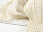 Sacai Ivory Wool Knit Combo Sweater Jacket - S (4//6)
