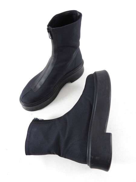 The Row Black Nylon Zipped Ankle Boots - 37 – I MISS YOU VINTAGE