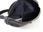 Versace Black Leather Gold Medusa Belt Bag