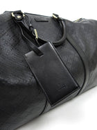 Gucci Black Diamante Large Duffle Travel Bag