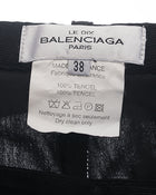 Balenciaga Spring 2002 Nicholas Ghesquiere Black Corduroy Pants - 38