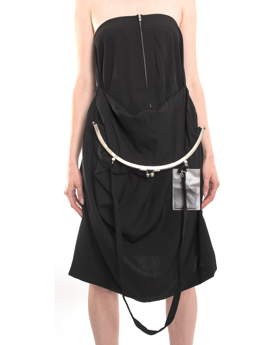 Yohji Yamamoto Vintage 2001 Black Convertible Bag / Skirt / Dress