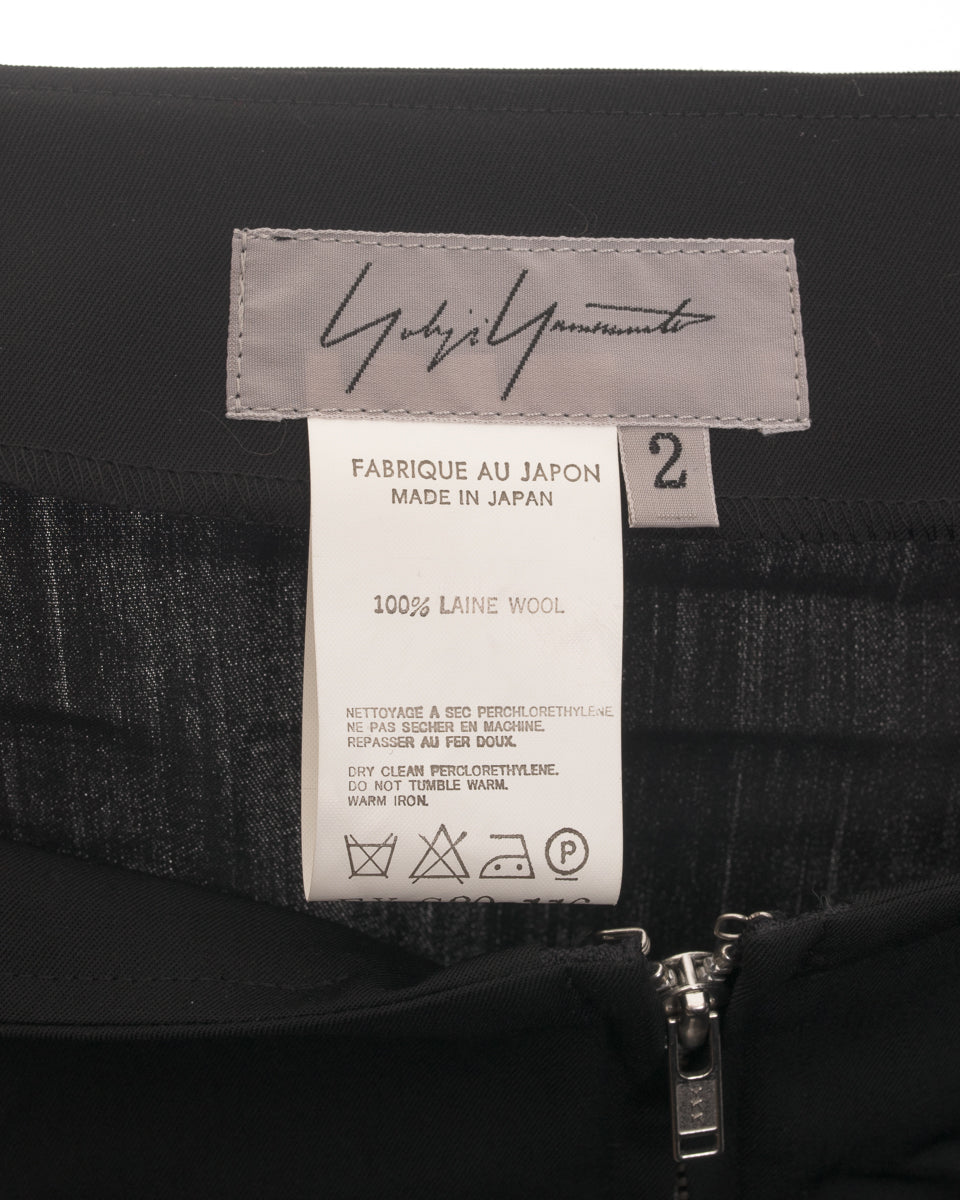 Yohji Yamamoto Vintage 2001 Black Convertible Bag / Skirt / Dress