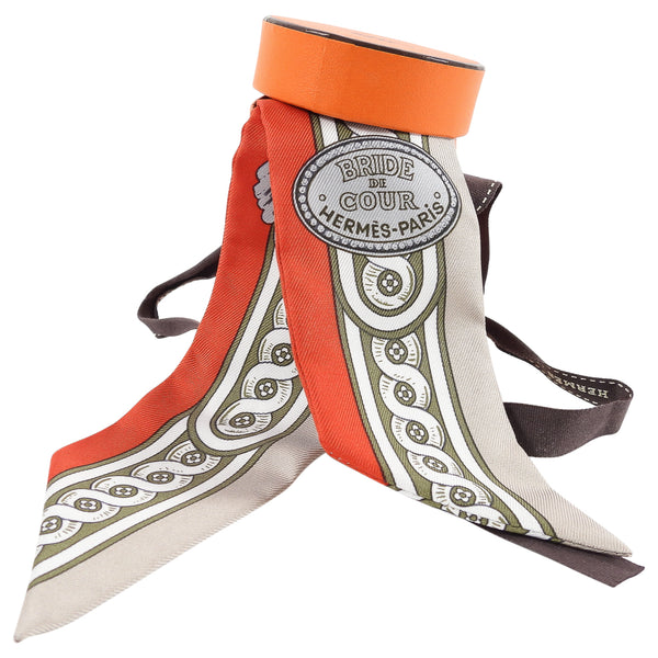 Hermes Bride de Cour Silk Twilly Red Grey White – I MISS YOU VINTAGE
