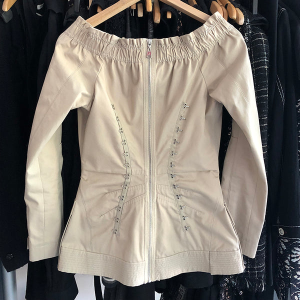 Jacket Louis Vuitton Beige size 38 FR in Cotton - 12023824