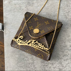 Louis Vuitton 18k Yellow Gold Diamond Signature Necklace