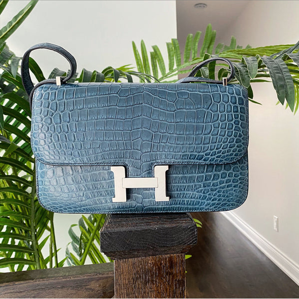 Hermès Constance Elan Geranium Niloticus Crocodile Bag – ZAK BAGS ©️