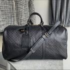 Gucci Black Diamante Large Duffle Travel Bag
