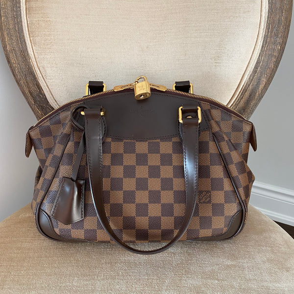 Louis Vuitton Verona Handbag Damier PM Brown 224646166