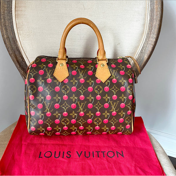 The Changing Room - Louis Vuitton Monogram Cherry Cerise Speedy 25